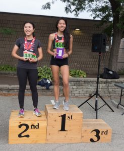 Top 3 Women in the 10 kms Don Doan Dash.